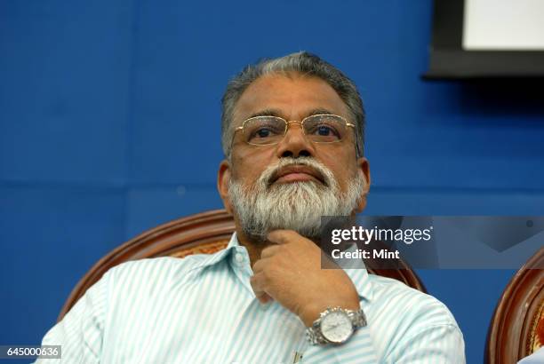 Dr K Radhakrishnan, ISRO Chairman poses during a profile shoot on January 27, 2010 in Bangalore India.