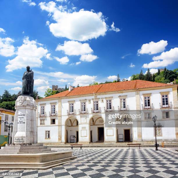 town hall of tomar - tomar stock pictures, royalty-free photos & images