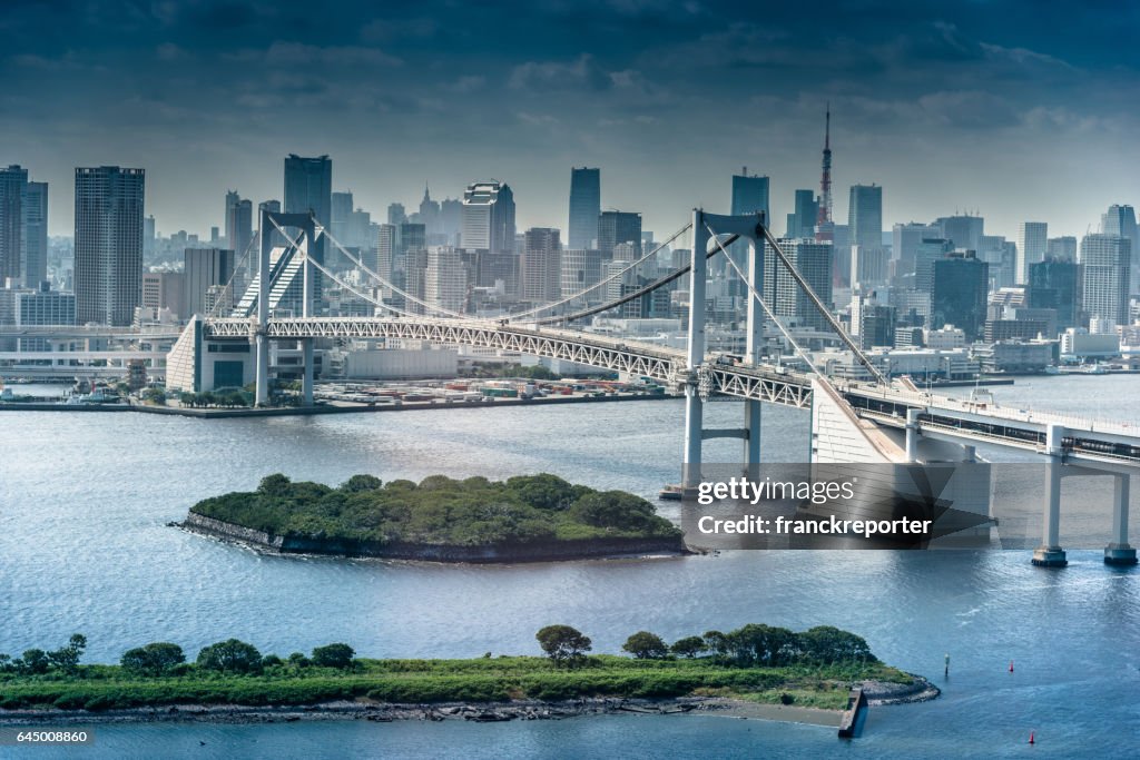 Rainbow bridge in Tokyo