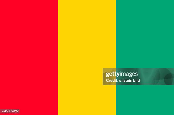 National flag of the Republic of Guinea.