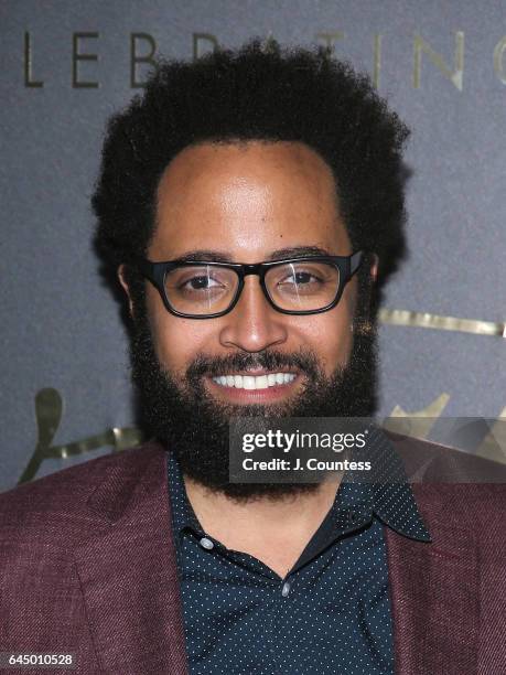 Diallo Riddle attends the EBONY Magazine And iTunes Movies' 2nd Annual Pre-Oscar Celebration at Delilah on February 23, 2017 in West Hollywood,...