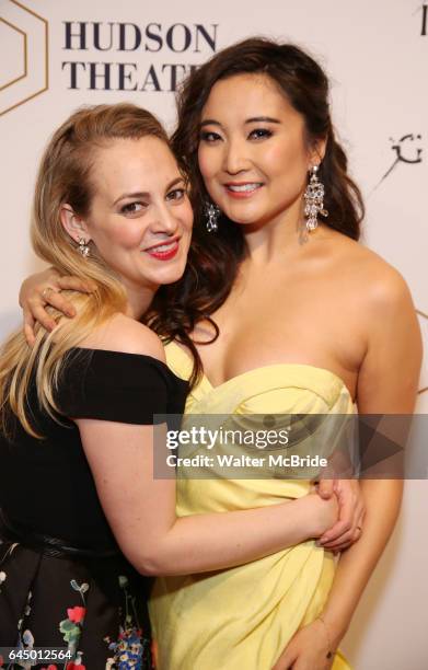 Jenni Barber and Ashley Park attend 'Sunday In The Park With George' Broadway opening night after party at New York Public Library on February 23,...