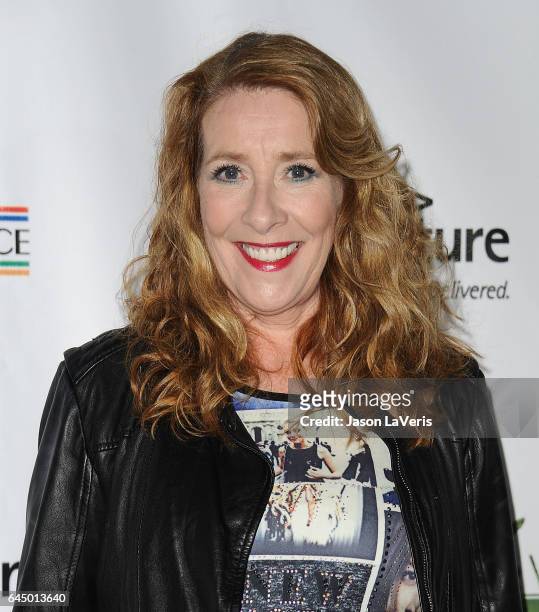 Actress Phyllis Logan attends the 12th annual Oscar Wilde Awards at Bad Robot on February 23, 2017 in Santa Monica, California.