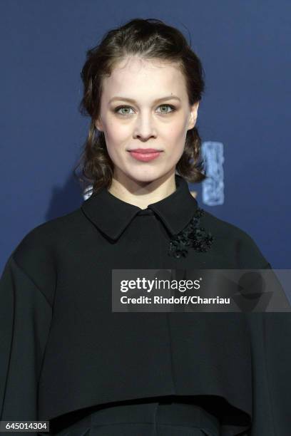 Paula Beer arrives at the Cesar Film Awards Ceremony at Salle Pleyel on February 24, 2017 in Paris, France.