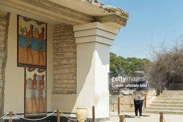 Palastanlagen von Knossos auf Kreta, Thron-Raum