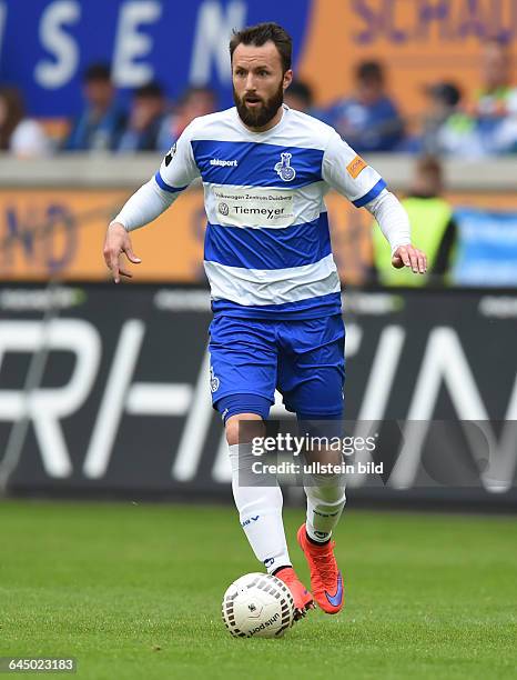 Fussball, Saison 2014/15, 3. Liga, 35. Spieltag,MSV Duisburg - Preussen Münster 2:1Zlatko Janjic