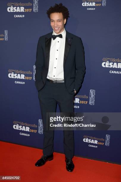 Corentin Fila arrives at the Cesar Film Awards Ceremony at Salle Pleyel on February 24, 2017 in Paris, France.