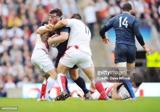 Thomas DOMINGO - - Angleterre / France - tournoi des 6 Nations 2009 - Twickenham - Photo : Dave Winter / Icon Sport