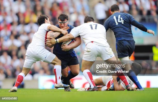 Thomas DOMINGO - - Angleterre / France - tournoi des 6 Nations 2009 - Twickenham - Photo : Dave Winter / Icon Sport