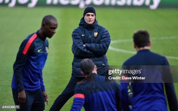 Tito VILANOVA - - Entrainement Barcelone avant PSG / Barcelone -Parc des Princes-, Photo : Dave Winter / Icon Sport