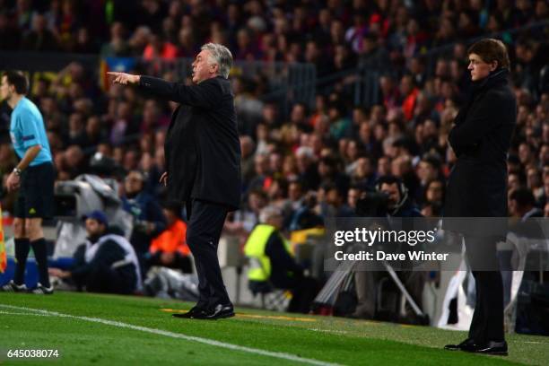 Carlo ANCELOTTI / Tito VILANOVA - - Barcelone / PSG - 1/4 de Ligue des Champions - , Photo: Dave Winter / Icon Sport