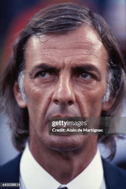 Cesar Menotti - entraineur Argentine - - Coupe du Monde 1978, Photo : Alain de Martignac / Icon Sport,