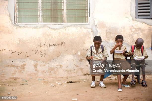 Old Fadama slum, also known locally as Sodom Gomorrah, where most of the kayayo girls can find accomodation for as little as 1 Ghanaian Cede per...