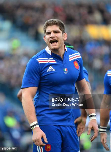 Pascal PAPE - - Italie / France - Tournoi des 6 Nations -Rome, Photo: Dave Winter / Icon Sport