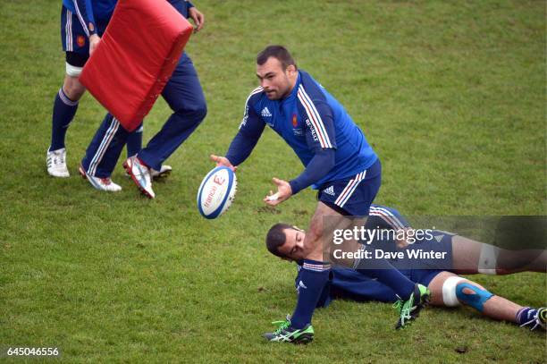 Nicolas MAS - - Rugby - Entrainement France -Marcoussis, Photo : Dave Winter / Icon Sport