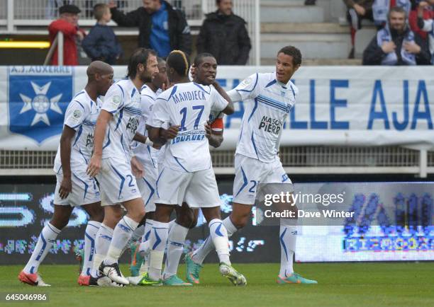 Joie Olivier KAPO - - Auxerre / GFC Ajaccio - 13emejournee de Ligue 2 - Photo: Dave Winter / Icon Sport