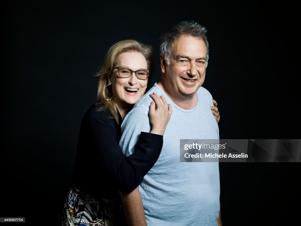 Sam Frears Actress Meryl Streep and director Stephen Frears are photographed for ...