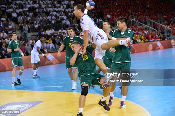 Michael GUIGOU - - France / Lituanie - Qualification Euro 2014 -Kinderarena - Rouen- Photo: Dave Winter / Icon Sport