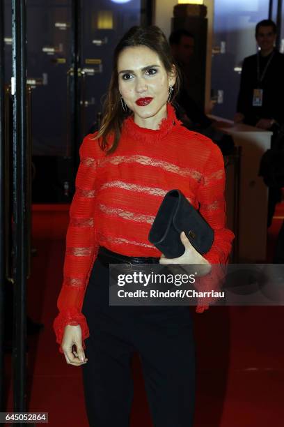 Joyce Jonathan attends Cesar Film Award 2017 at Salle Pleyel on February 24, 2017 in Paris, France.