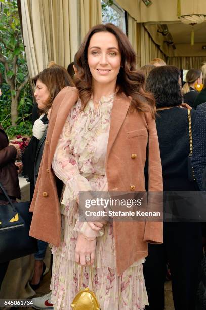 Zoe de Givenchy attends NET-A-PORTER and Dr. Barbara Sturm Host Pre-Oscars Lunch in Los Angeles at Chateau Marmont on February 24, 2017 in Los...