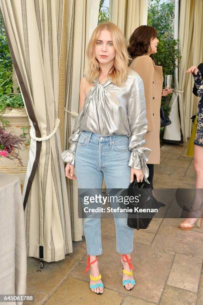 Courtney Trop attends NET-A-PORTER and Dr. Barbara Sturm Host Pre-Oscars Lunch in Los Angeles at Chateau Marmont on February 24, 2017 in Los Angeles,...