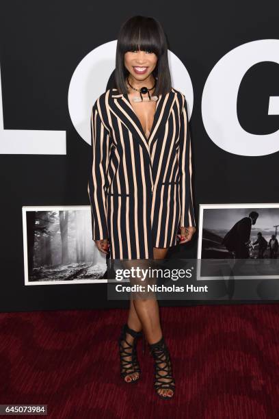 Actress Elise Neal attends the 'Logan' New York special screening at Rose Theater, Jazz at Lincoln Center on February 24, 2017 in New York City.
