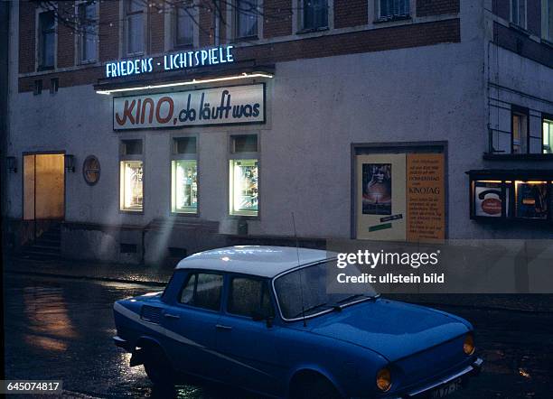 Kino Friedens-Lichtspiele in Wurzen/Sa. Am Abend, 1990