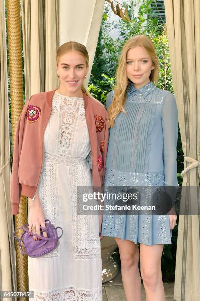 Beth Whitson and Charly Sturm attend NET-A-PORTER and Dr. Barbara Sturm Host Pre-Oscars Lunch in Los Angeles at Chateau Marmont on February 24, 2017...