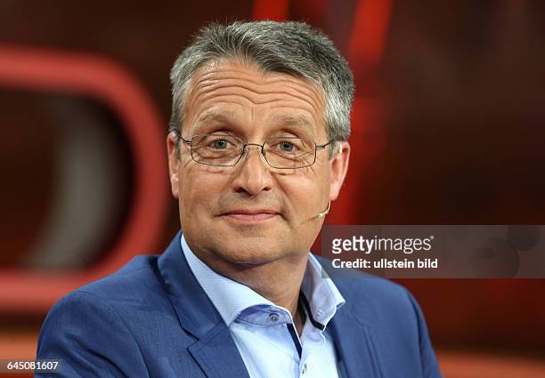 Gabor Steingart in der ARD-Talkshow GÜNTHER JAUCH am in BerlinThema der Sendung: Die Welt in Unordnung Ð Kann Politik noch Krisen lösen?