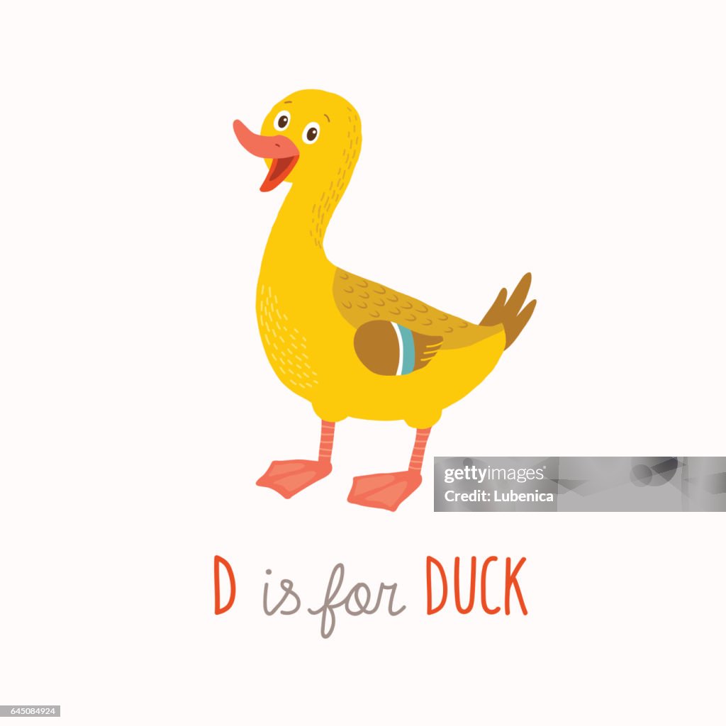 D Es Para Pato Ilustración De Dibujos Animados Clipart Eps 10 Aislado En Blanco Ilustración de stock - Getty Images D Es Para Pato Ilustración De Dibujos Animados Clipart Eps 10 Aislado En Blanco Ilustración de stock - Getty Images