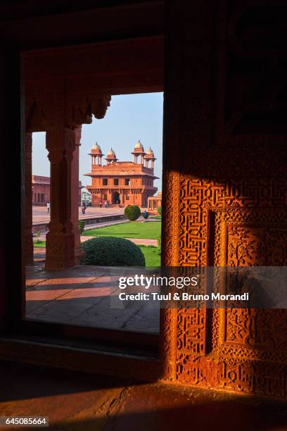 india, uttar pradesh, fatehpur sikri - fatehpur sikri imagens e fotografias de stock