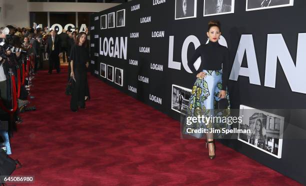 Actress Elizabeth Rodriguez attends the "Logan" New York screening at Rose Theater, Jazz at Lincoln Center on February 24, 2017 in New York City.