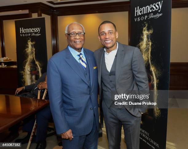 Actor, philanthropist and recipient of the 2016 Hennessy V.S.O.P Privilege Award, Hill Harper and former Hennessy executive, Herbert Douglas, Jr....