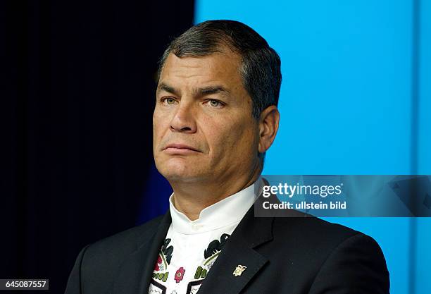 Rafael CORREA , president of Ecuador , during EU-CELAC summit