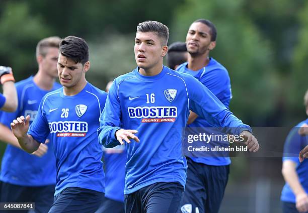 Fussball, Saison 2015/2016, 2. Bundesliga, Trainingsauftakt VfL Bochum, Gökhan Gül , links Görkem Saglam