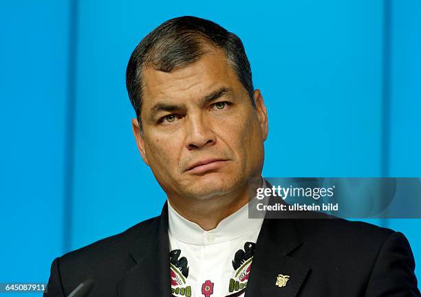 Rafael CORREA , president of Ecuador , during EU-CELAC summit