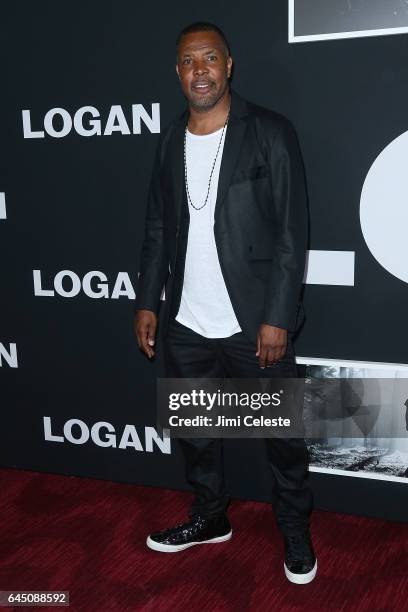 Eriq La Salle attends the New York screening of "Logan" at the Rose Theater, Jazz at Lincoln Center on February 24, 2017 in New York City.