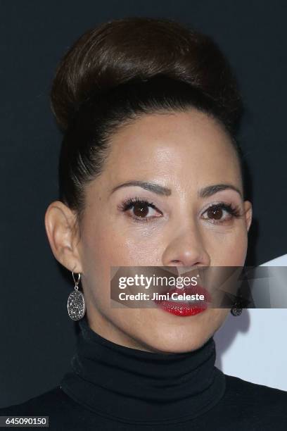 Elizabeth Rodriguez attends the New York screening of "Logan" at the Rose Theater, Jazz at Lincoln Center on February 24, 2017 in New York City.