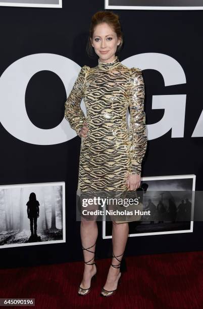 Actress Paten Hughes attends the 'Logan' New York special screening at Rose Theater, Jazz at Lincoln Center on February 24, 2017 in New York City.