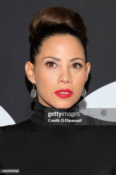 Elizabeth Rodriguez attends the "Logan" New York screening at Rose Theater, Jazz at Lincoln Center on February 24, 2017 in New York City.