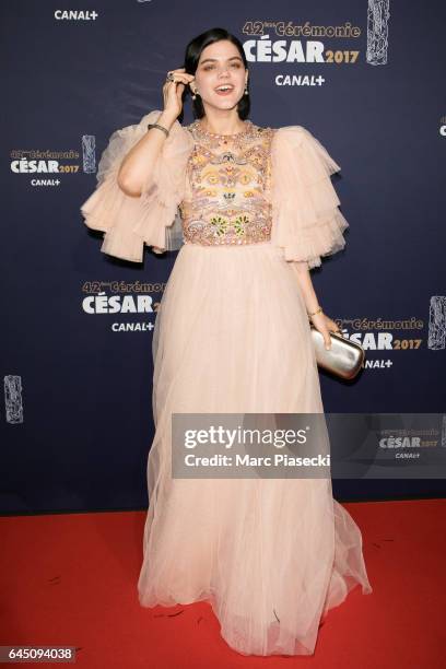 Actress SoKo attends the the Cesar Film Awards 2017 ceremony at Salle Pleyel on February 24, 2017 in Paris, France.