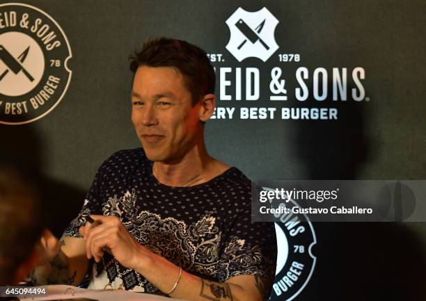 David Bromstad judges the Heineken Light Burger Bash Presented by Schweid & Sons Hosted by Rachael Ray on February 24, 2017 in Miami Beach, Florida.