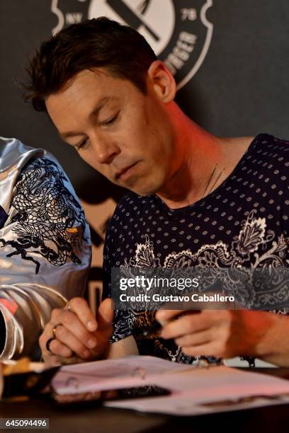 David Bromstad judges the Heineken Light Burger Bash Presented by Schweid & Sons Hosted by Rachael Ray on February 24, 2017 in Miami Beach, Florida.