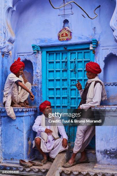 india, rajasthan, jodhpur, the blue city - jodhpur city stock pictures, royalty-free photos & images