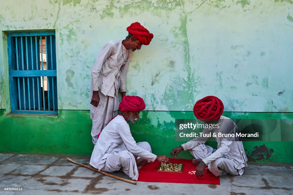 India, Rajasthan, Rabari village