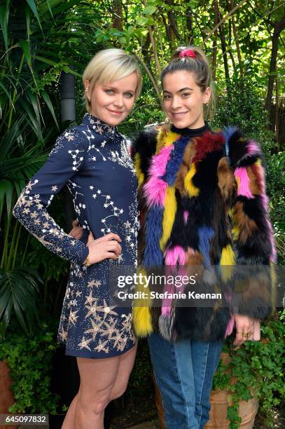 Barbara Sturm and Chelsea Leyland attend NET-A-PORTER and Dr. Barbara Sturm Host Pre-Oscars Lunch in Los Angeles at Chateau Marmont on February 24,...