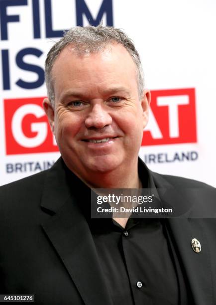 Special effects supervisor Neil Corbould arrives at The GREAT Film Reception to Honor the British Nominees of The 89th Annual Academy Awards at Fig &...