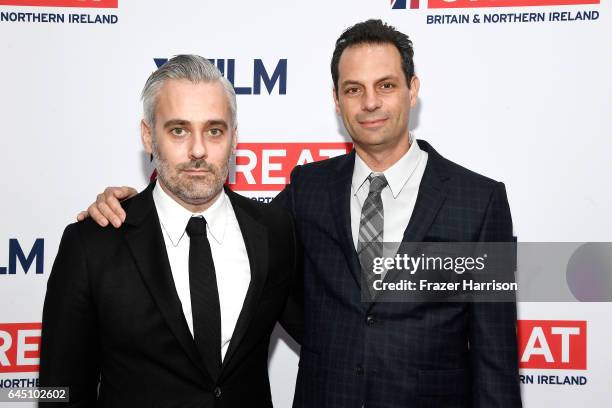 Nominees for Best Picture producers Iain Canning and Emile Sherman attend Film is GREAT Reception honoring the British Nominees of the 89th Annual...