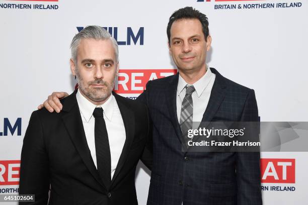 Nominees for Best Picture producers Iain Canning and Emile Sherman attend Film is GREAT Reception honoring the British Nominees of the 89th Annual...