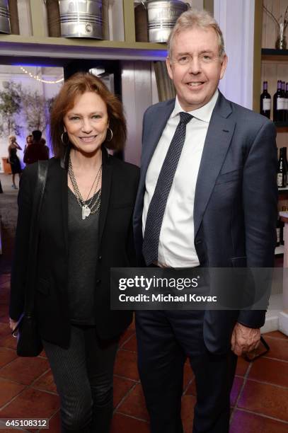 Actor Jacqueline Bisset and British diplomat Kim Darroch attend Film is GREAT Reception honoring the British Nominees of the 89th Annual Academy...